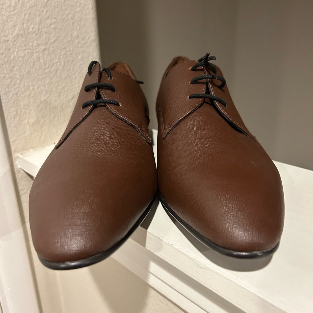 BP. Nordstrom Oxford Lace Up Brown Dress Shoes Mens Size 13M Brand New - Picture 7 of 10